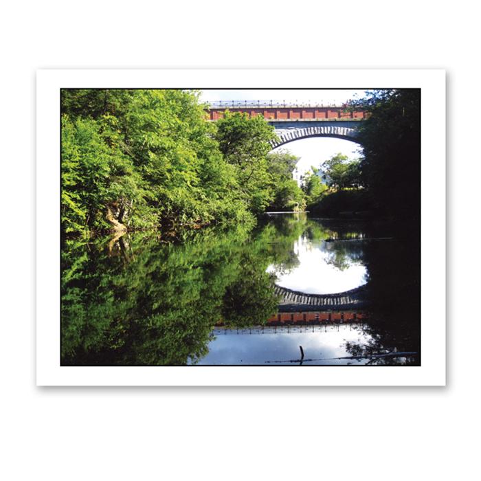 Photo Greeting Card Of Echo Bridge In Newton Massachusetts by Jerry Cohen